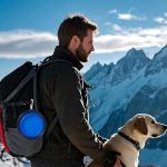 Collapsible Dog Bowls - Portable 2 Pack Set