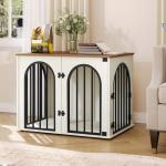 Wooden Dog Crate Furniture for Small/Medium Dogs