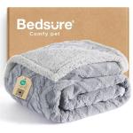 Waterproof Dog Blanket for Couch Protection, Grey