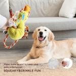 Interactive Squeaky Tug of War Duck Toy