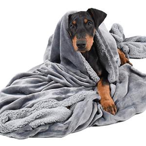 Super Soft Sherpa Dog Blanket for Large Dogs
