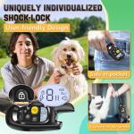 Remote Dog Training Shock Collar, Waterproof & Rechargeable