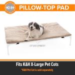 K&H Extra-Large Dog Cot Pad - Tan Fleece