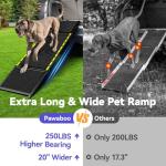 Extra Wide Dog Ramp for Cars and Trucks