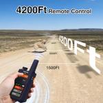 PATPET Remote Dog Training Collar - 4200FT Waterproof