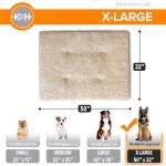 K&H Extra-Large Dog Cot Pad - Tan Fleece