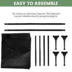 PVY Large Outdoor Dog Bed with Cooling Mesh