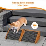 4 Pack Wooden Dog Ramp for All Pets