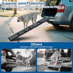 HBTower 63" Portable Dog Ramp for Cars & SUVs