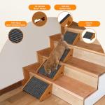4 Pack Wooden Dog Ramp for All Pets