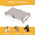 Daisy Cot Portable Elevated Dog Bed - Medium