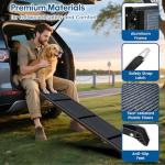 HBTower 63" Portable Dog Ramp for Cars & SUVs