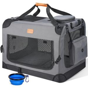 Morpilot Portable Collapsible Dog Crate for Travel