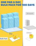 Powools 100-Pack X-Large Leak-Proof Puppy Pads