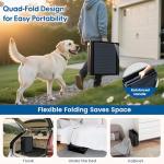 HBTower 63" Portable Dog Ramp for Cars & SUVs
