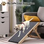 Portable Wooden Dog Ramp with Adjustable Heights