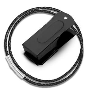 Devault Gear Black Dog Clicker with Necklace