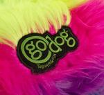 goDog Rainbow Squeaky Plush Ball Dog Toy
