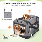 Morpilot Portable Collapsible Dog Crate for Travel