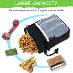 Dog Treat Pouch with Clickers and Adjustable Straps