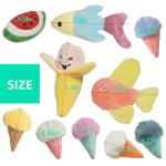 19-Pack Plush Squeaky Dog Toys for Puppies