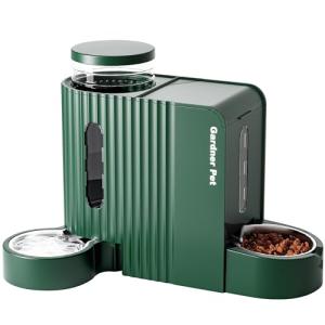 Automatic Gravity Pet Feeder and Water Dispenser Set