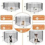 Portable Metal Dog Playpen for Indoor/Outdoor Use