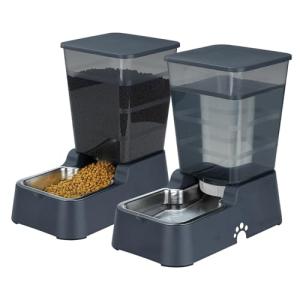 Leefele Automatic Stainless Steel Dog Water Dispenser