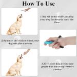 32 Pack Colorful Dog Training Clickers with Straps