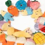 19-Pack Plush Squeaky Dog Toys for Puppies