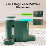 Automatic Gravity Pet Feeder and Water Dispenser Set