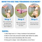 2-Pack Dog Training Clickers with Strap