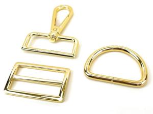 VersaKits 15 Pcs Gold Hook & D Ring Set