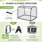 Morpilot Portable Collapsible Dog Crate for Travel