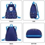 Dog Print Drawstring Backpack for Kids