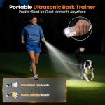 Ultrasonic Dog Barking Deterrent with Clicker