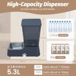 Leefele Automatic Stainless Steel Dog Water Dispenser