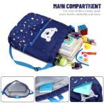 Dog Print Drawstring Backpack for Kids