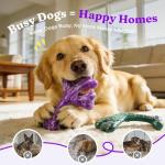 Frienhund Tough Chew Toys for Aggressive Dogs - 2 Pack