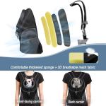 Ventilated Front Dog Carrier Backpack, Adjustable Straps
