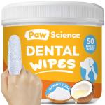Paw Science Dog Dental Wipes and Brush Kit