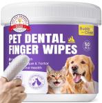 No-Rinse Dental Wipes for Dogs and Cats