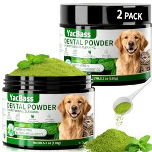 YacBass Dog Dental Powder for Fresh Breath