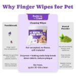 No-Rinse Dental Wipes for Dogs and Cats