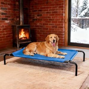 STARLATTA Washable Elevated Dog Bed for Large Dogs