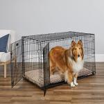 MidWest iCrate Dog Cage with Double Door, Black