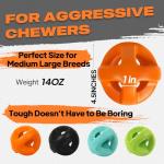 Durable Natural Rubber Dog Balls for Chewing