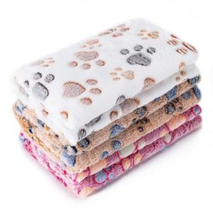 Set of 3 Soft Fleece Pet Blankets