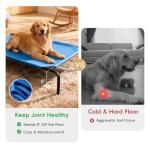 STARLATTA Washable Elevated Dog Bed for Large Dogs