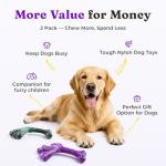 Frienhund Tough Chew Toys for Aggressive Dogs - 2 Pack